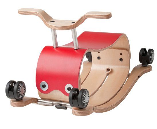 Wishbonebike Flip als schommelpaard.